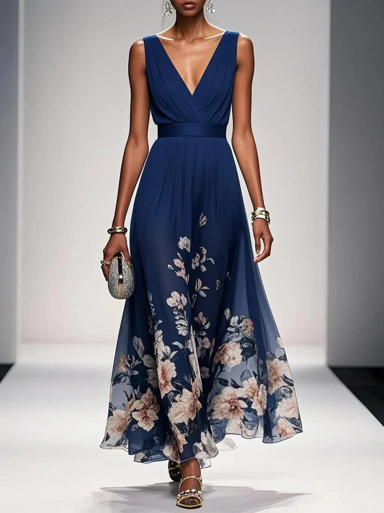Gisella | Virágos Maxi Ruha