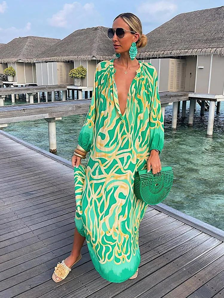 Bea - V-nyakú Maxi Ruha