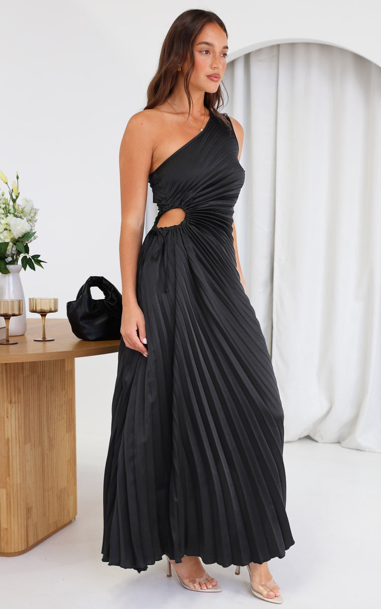 Rochelle - Fekete Maxi Ruha