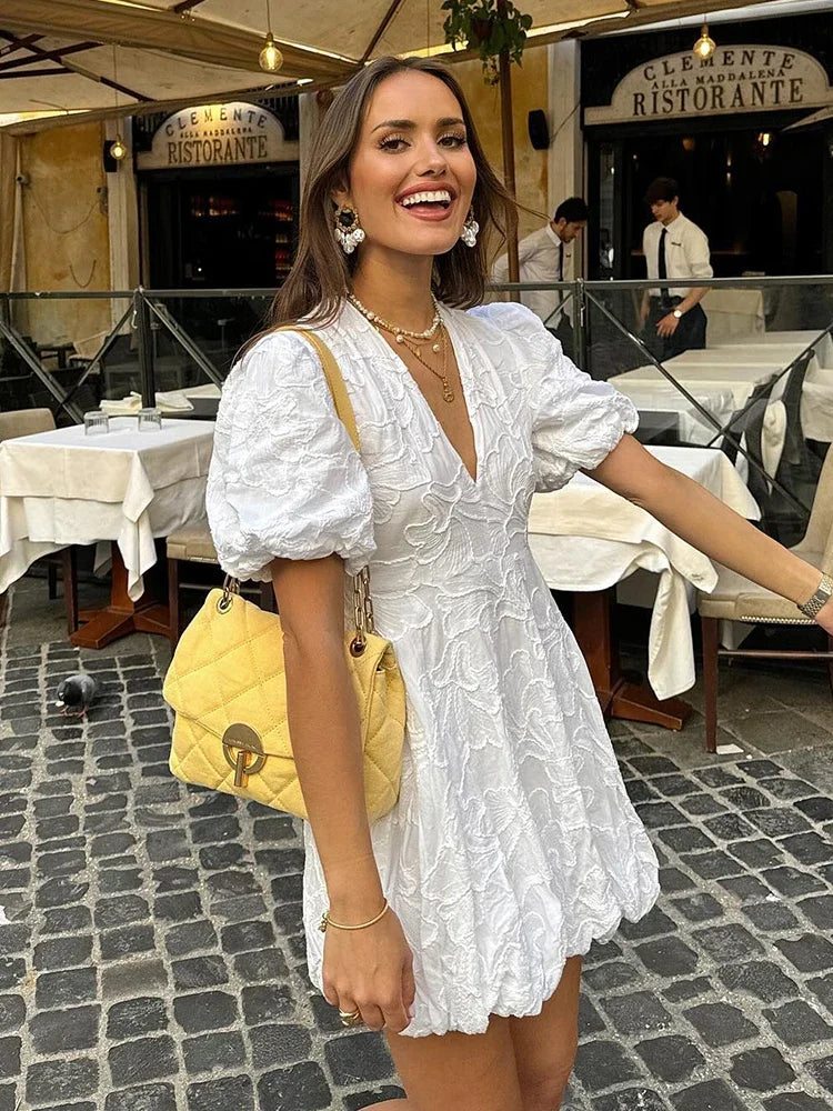 Raphaela™ | Hímzett buggyos ruha