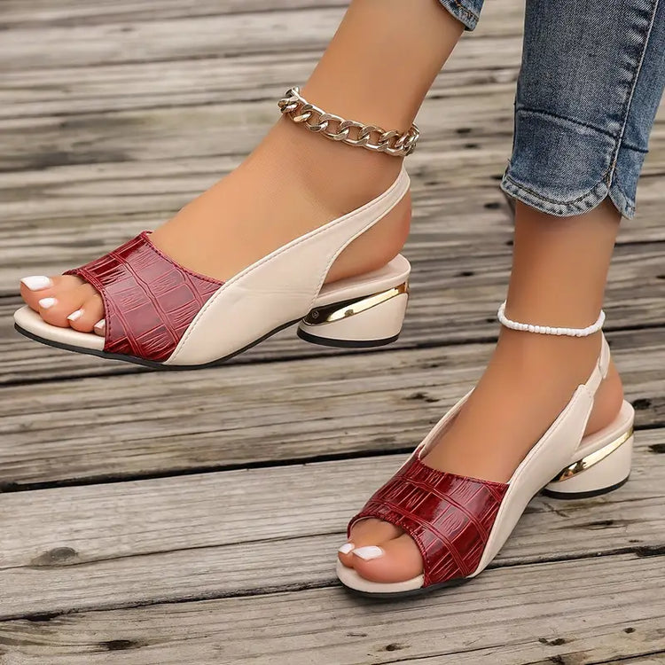 Whitney™ | Elegáns bőr szandál