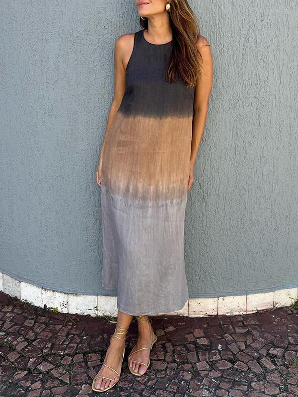 Lysette - Stílusos Nyomat Maxi Ruha