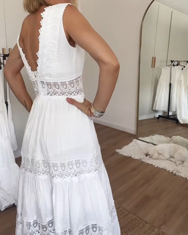 Indra - Csipke Boho Maxi Ruha