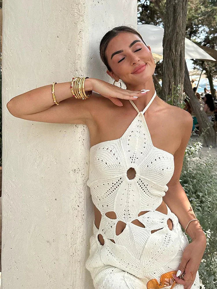 Elvie - Kötött Nyári Mini Ruha