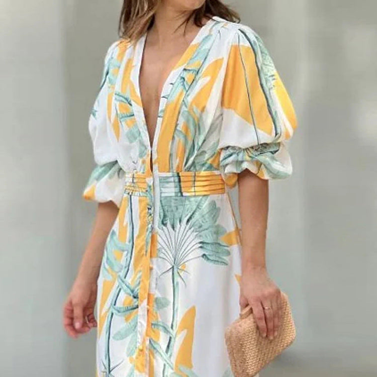 Serene - V-nyakú Maxi Ruha