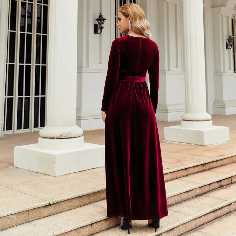 Dalia™ | Luxus bársony ruha