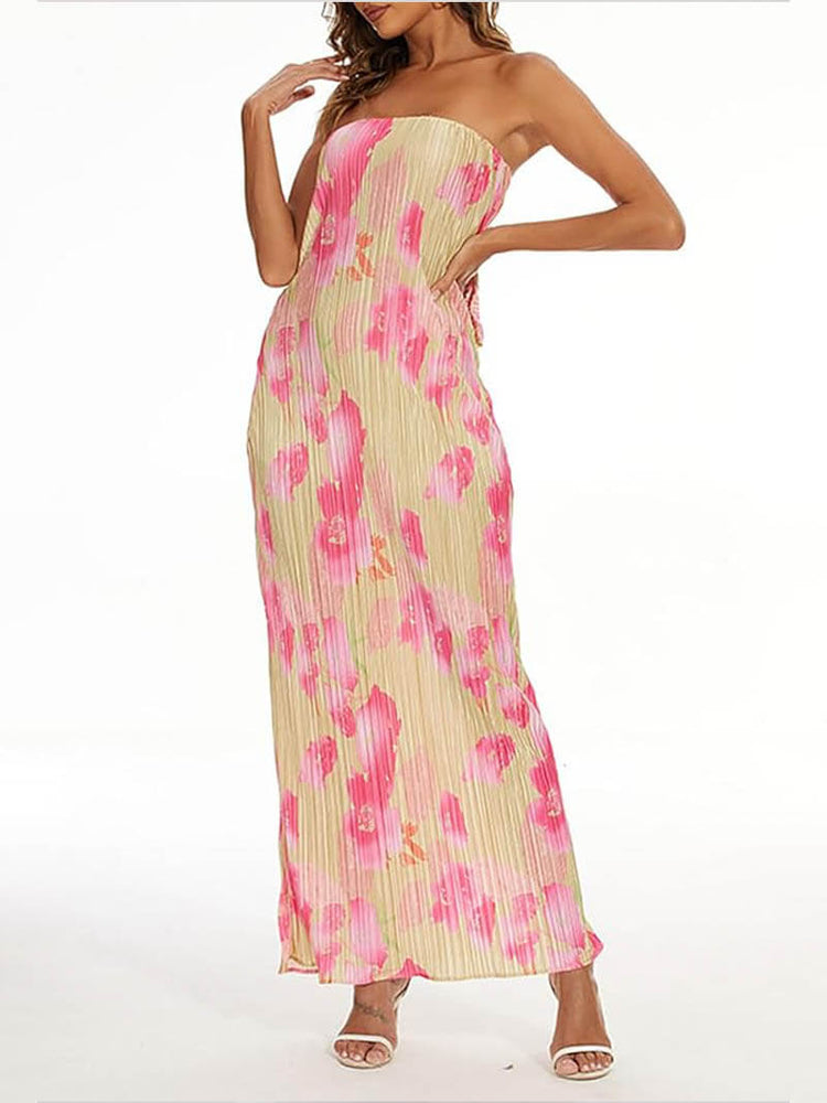 Melina - Ujjatlan Elegáns Maxi Ruha