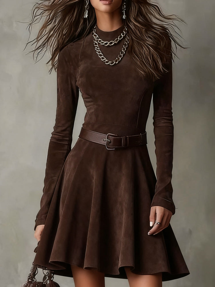 Meredith | Vintage Velúr Mini Ruha