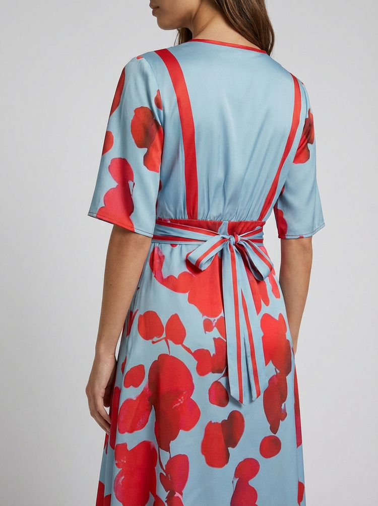 Pilar | Elegáns Mély V Maxi Ruha