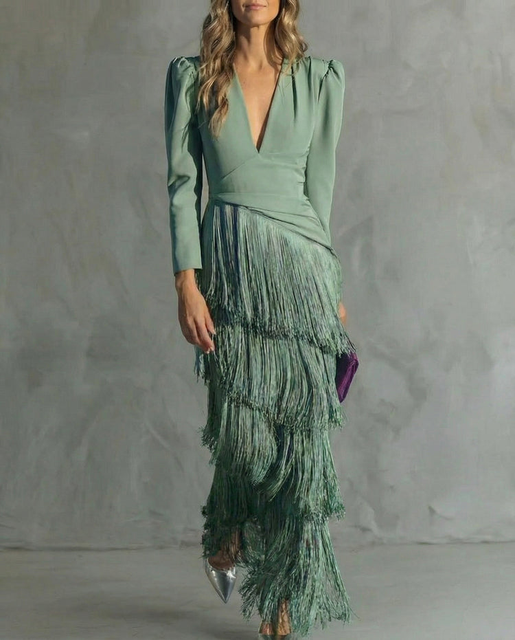 Clara | Elegáns Ruha Rojt Ujjak